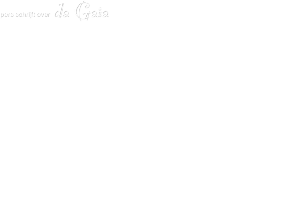 pers schrijft over  da Gaia
 
da Gaia is terecht een graag geziene gast op menig grensoverschrijdend festival." (Oor)   "Kristalhelder geproduceerde en soepel gespeelde smeltkroes van flamenco, klezmer, kaseko en reggae. Prachtige zang, opzwepende ritmes en warmte, heel veel warmte." (Music Maker)  De uitermate verzorgde productie leidt tezamen met de virtuoos gearrangeerde en uitgevoerde muziek tot een zeer fraai resultaat. (Fret)  De hechtheid van dit gezelschap is ongelooflijk, alle percussie komt kristalhelder uit de luidsprekers. De zang is ook geweldig en de koortjes trekken een hemels spoor in de gehoorgang. Naast het hoge spelpeil zijn de nummers zeer afwisselend. Flamenco gitaar en fretloze bas geven een extra touch. (NTB Muziekwereld, )  Goede Spaanse flamenco zangers, gitaristen of dansers worden volgens de flamenco traditie gegrepen door bovennatuurlijke inspiratie die Duende genoemd wordt. Over deze muzikale expressie beschikken volgens los gitanos , de zigeuners, alleen zij die zigeunerbloed door hun aderen hebben stromen ... nou weten we bij OOR niet welke bloedgroep overheerst bij da Gaia maar de duende spat ervan af. Deze groep virtuoze muzikanten vermengt flamenco, Latin en Rai tot een meeslepend geheel , dat het ene moment losbarst in een pittige rumba om vervolgens terug te vallen in een ingetogen klassiek flamenco stuk , waarin de gitaar vaak de hoofdrol opeist...(OOR)